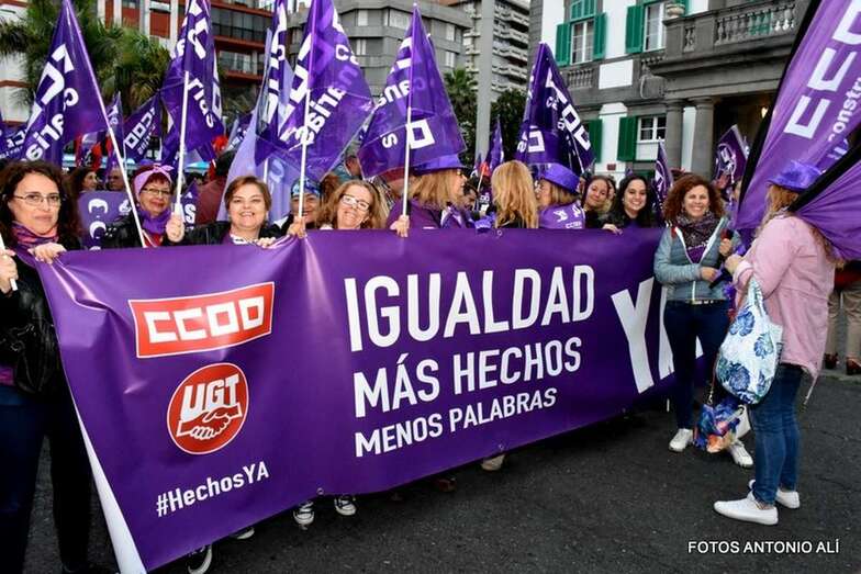 Momento de arranque de la marcha capitalina (Foto TA)